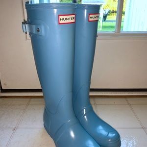 Hunter Boots Womens Original Tall Gloss Rain Boots